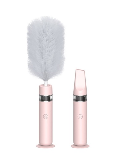 Sones Dy701 3'ü 1 Arada Elektrikli Tüy Toplayıcı Elde Taşınabilir Teleskopik Toz Temizleme Fırçası Pembe