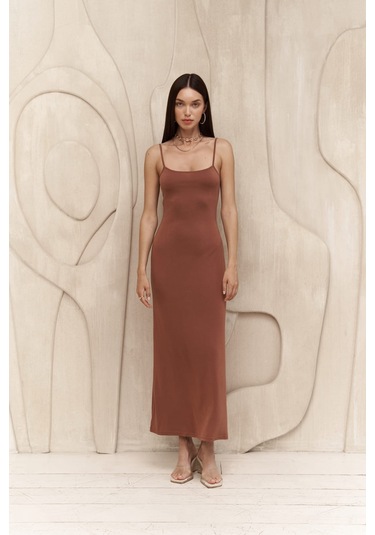 Ferry Kahve Basic Elbise Kahve