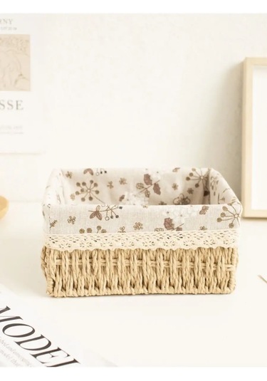 Logovo Bobrov Örgü Saklama Sepeti 144479258 Açık Bej