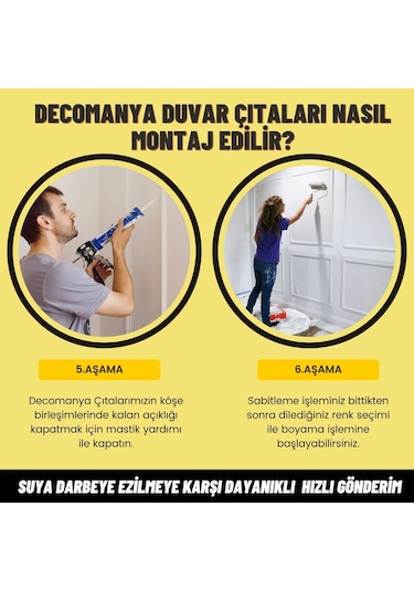 Decomanya Boyanabilir Duvar Çıtası 2,5 Cm