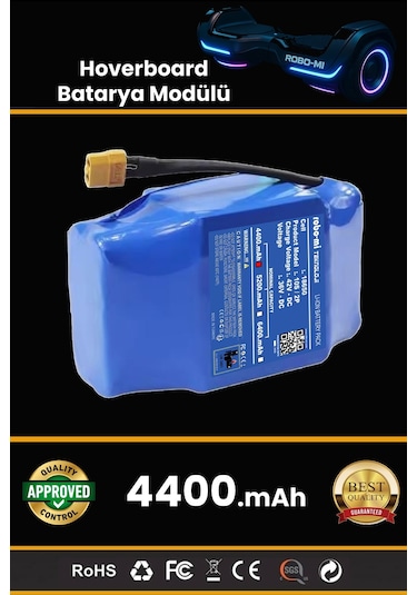 Hoverboard 4400mAh Elektrikli Kaykay Bataryası