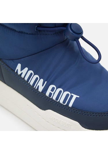 F017 Blue Navy Bot Kız Çocuk 80d3440090 Moon Boot Jr Park Tube Mid Wp Mavi
