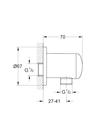 Grohe Relexa Duş Çıkış Dirseği - 28671000 Diğer
