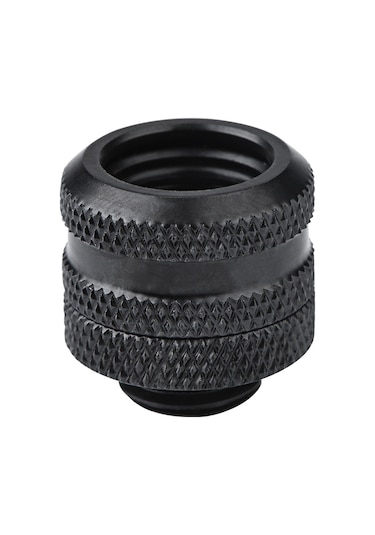 Kangvka Bilgisayar Sıvı Soğutma 14mm Katlanır Bakır Bağlantı Elemanı, 3 Katlı Sealing Ring, Rohs Onaylı, Sağlam Ve Kolay Kurulum Siyah, Gasket Rengi Rastgele