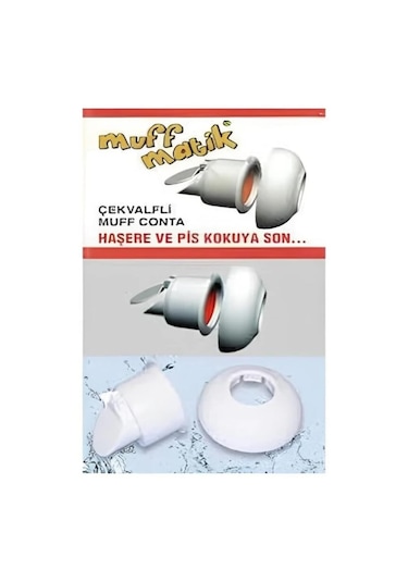 2 Adet Koku Önleyici Çekvalfli Adaptör Contaø50 Lavabo & Eviye Gideri İçin