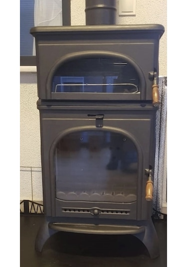 Flame Stove Modena Lux Oven Döküm Soba