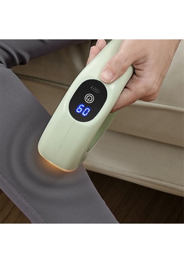 Anjiexun Taşınabilir Halka Masaj Aleti Paketi Titreşim Modu Yeşil Yeşil