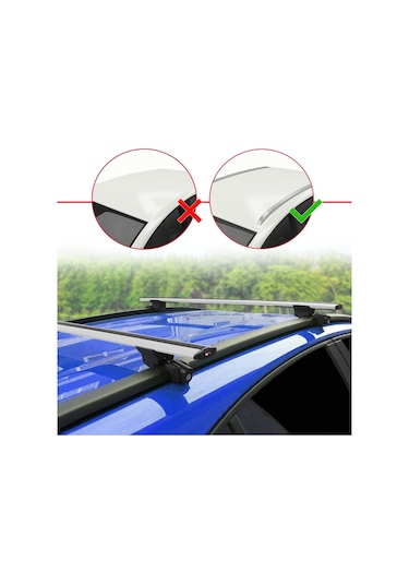 Opel Insignia Sports Tourer 2009-2017 Arası Ile Uyumlu Hook Model Anahtar Kilitli Ara Atkı Tavan Bar