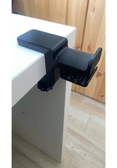 Masa Kenarı Asılabilir Kulaklık Standı, Kulaklık Tutucu Siyah