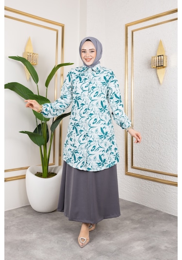 Etekli İkili Takım - Yeşil / T0106 Yeşil