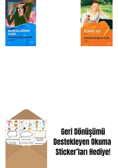Başkalarının Kanı + Konuk Kız + Okuma Sticker'ları