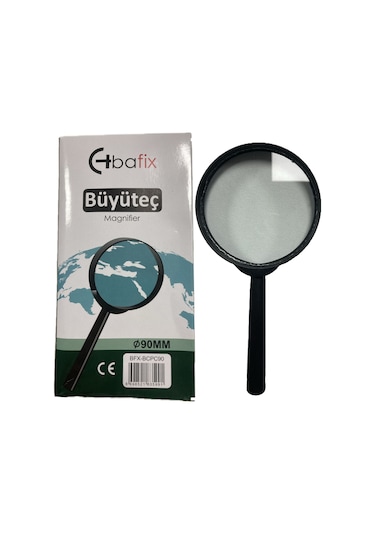 Bafix Büyüteç Cam Plastik Çerçeveli 90 Mm Büyüteç