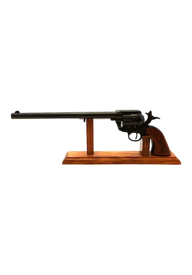 Denix Dekoratif Siyah Cal.45 Peacemaker Revolver 12 İnc 46 Cm , Amerika 1873