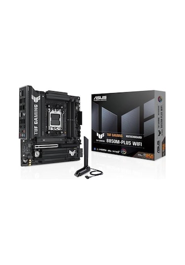 Asus Tuf Gamıng B850m-e Wıfı6e Ddr5 Hdmı-dp Typec Pcıe 5.0 Am5 Matx