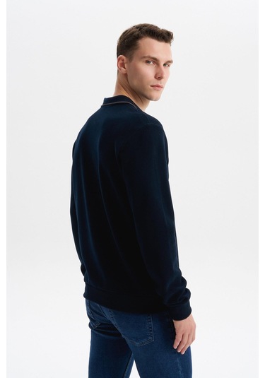 Arma Erkek Regular Fit Polo Yaka Sweatshirt Karbon Fırçalı Selanik, %65 Pamuk %35 Polyester, Düğmesiz Basic K30554698602 Lacivert Arma Erkek Regular Fit Polo Yaka Sweatshirt Karbon Fırçalı Selanik, %65 Pamuk %35 Polyester, Düğmesiz Basic K30554698602 Lacivert