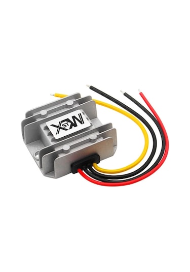 Sones Xwst Dc 12/24v - 5v Dönüştürücü Kademeli Araç Güç Modülü, Özellikler: 12/24v - 5v 10a Orta Alüminyum Kabuk
