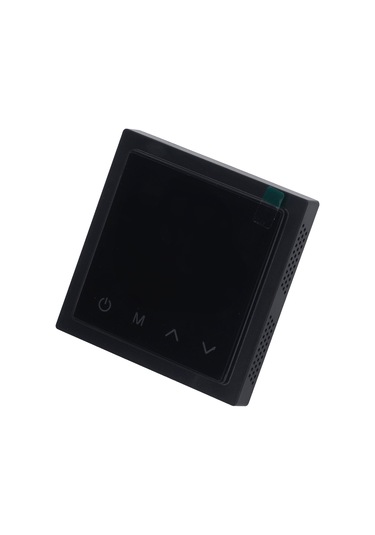 Moveevo Mh1828a Siyah Akıllı Zemin Isıtma Termostati - Led Ekranlı, 16a, 1 C Hassasiyetli, Kaza Kilitli, Kesinti Belleği, Ac85-250v Uyumlu