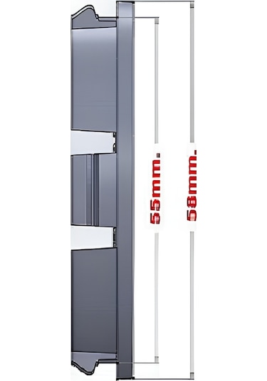 Mercedes Jant Göbeği 58/55 55 Mm Yuva 4lü Set Yuva İç Çapı 5.5 Santim Olmalı