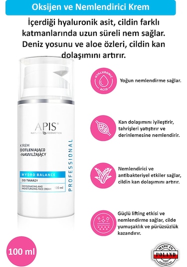 Apis Natural Hydro Balance Nemlendirici Bakım Kremi 100 ML