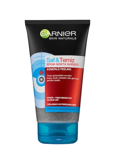 Garnier Saf Temiz Kömürlü Siyah Nokta Karşıtı Peeling 150 ML