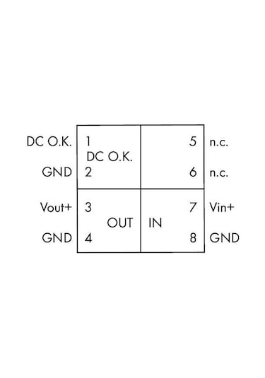 Wago 787-2801 Dc/dc Konvertör Giriş 24vdc Çıkış 5vdc 0,5a