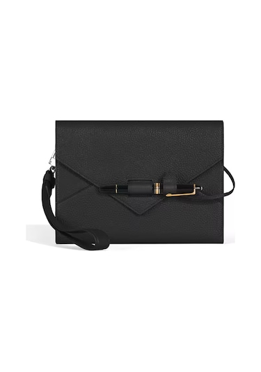 Montblanc Orta Boy Zarf Kapaklı Defter Kılıfı 137127 Siyah