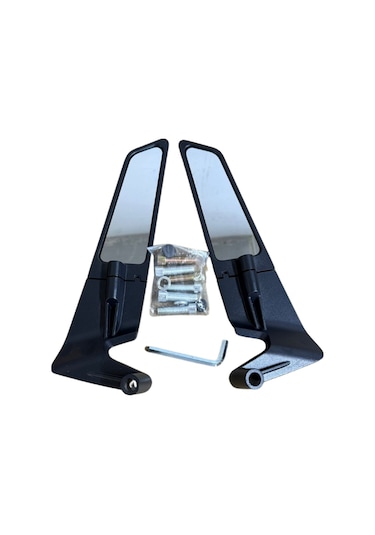 Hmapart H2 Gidon Bağlantılı Katlanabilir Ayna Takımı 8 Mm - 10 Mm B