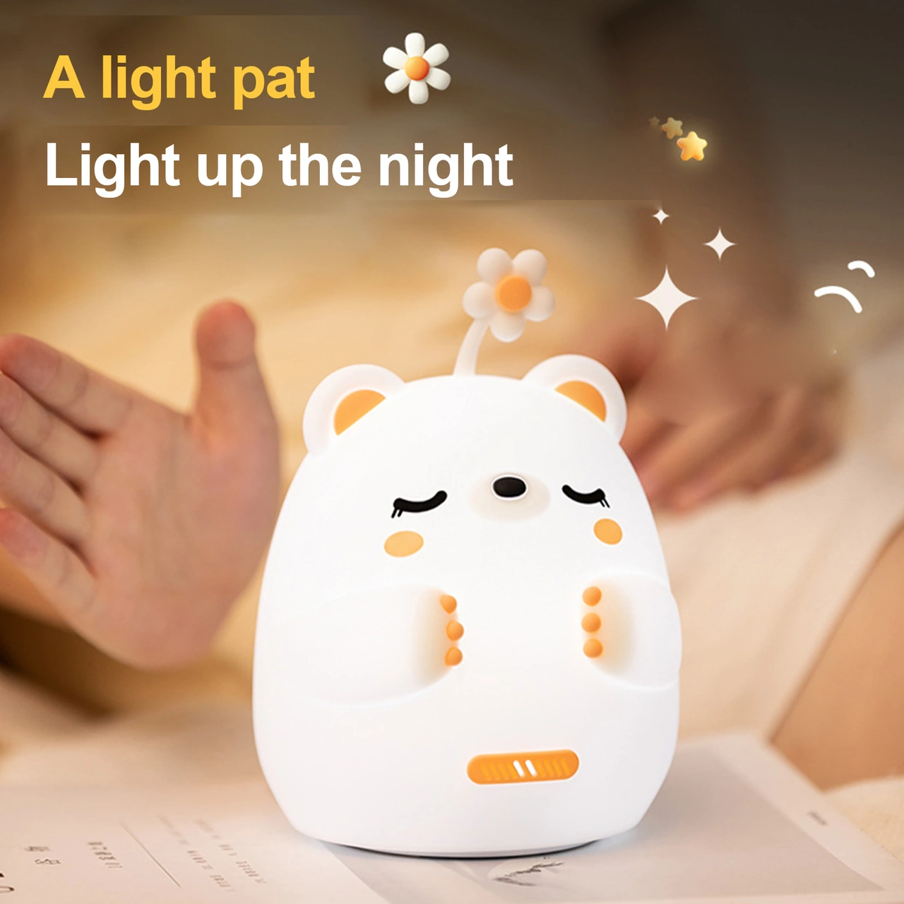 Folinda Kumandalı Yumuşak Silikon Ayak Lambası - 1200mah Pil, 30 Dakika Zamanlayıcı, Işık Seviyesi Ayarı, Güneş/soyu Işık, Göz Koruyucu Yumuşak Işık, Ev Dekorasyonu Beyaz