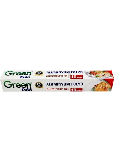 Green Cuki Alüminyum Folyo 30 CM x 10 M 5 Paket