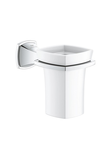 Grohe Grandera Seramik Fırçalık Ve Tutacağı - 40909000 Gümüş