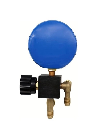 Pazly Mythtiger Çift Egzoz Basınç Gösterge Mavi 500 Psi Metal Gövde Hassasiyetli R410a R22 R134a R404a Soğutma Sistemleri
