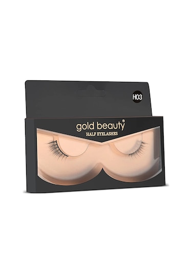 Gold Beauty Kolay Uygulanabilir Cat Eyes Yarım Ipek Takma Kirpik