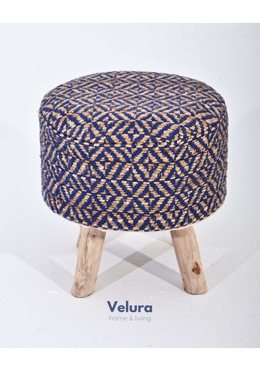 Montana Blue - Puf Mavi