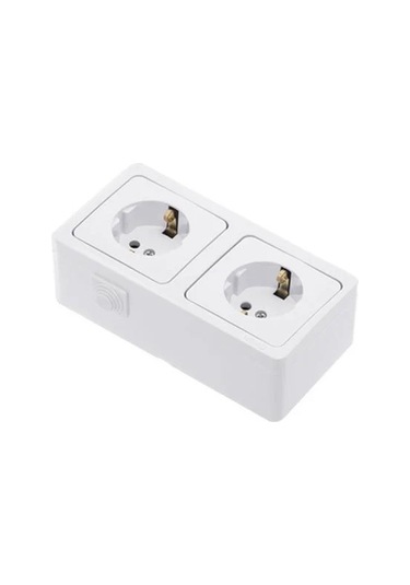 Ne-ad Topraklı 2 Li Sıva Üstü Priz