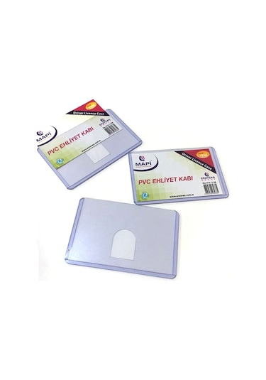 Mapi Kimlik Ve Ehliyet Kabı Esnek Pvc 3 Lü Set