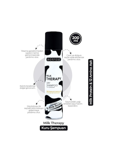 Morfose Kuru Şampuan Milk Therapy 200 ML