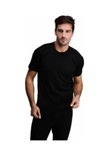 Erkek Krem Erkek Yün Kısa Kol Fanila % 75 Yün 25 Akriliktir 001