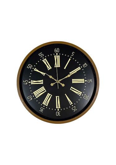 Zentime 36 Cm Kahverengi Duvar Saati çok Renkli