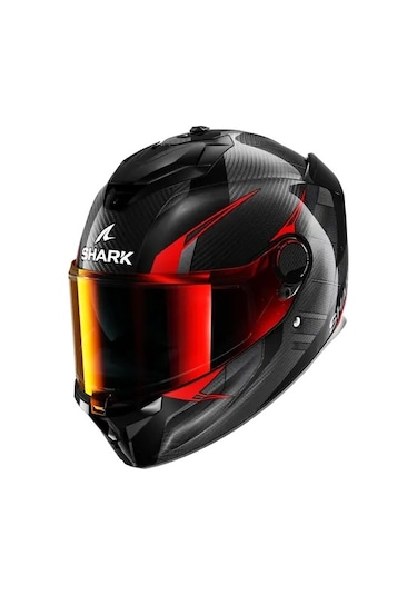 Shark Spartan Gt Pro Kultram Carbon Kapalı Kask Kırmızı - Siyah