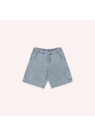Panço Erkek Çocuk Rahat Kesim Denim Pantolon Mavi