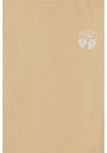 U.s. Polo Assn. Erkek Çocuk Kum Tişört Basic 50295503-vr085 Kum