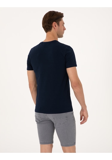 Pierre Cardin Erkek Lacivert Tişört 50312299-vr033