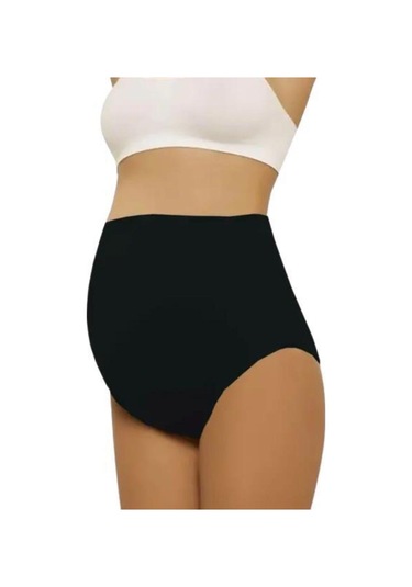 Emay Mı 5210 Seamless Soft Hamile Slip Siyah