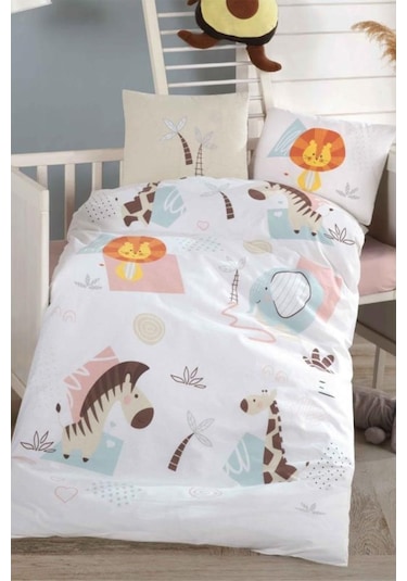 Clasy Bebek Nevresim Takımı Sweet Zuu Bej
