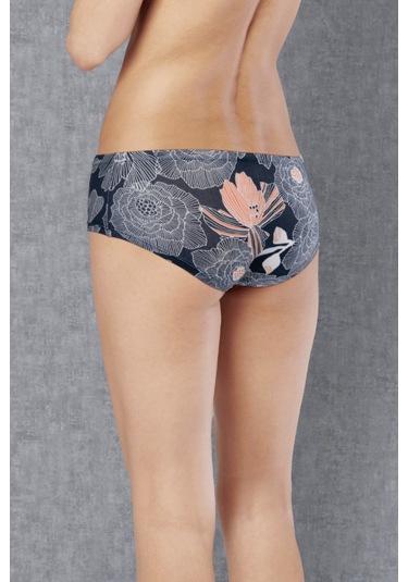 Doreanse Kadın Pembe & Çiçek Desenli 3'lü Külot Slip 7128 Çok Renkli