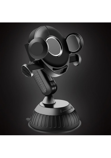 Ally 208-Z Araç Torpido Uzeri 360 Dönerli Telefon Tutucu (120128775)-Siyah