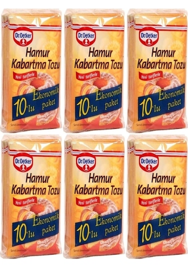 Dr.oetker Hamur Kabartma Tozu 10'lu X 6 Lı Ekonomik Paket