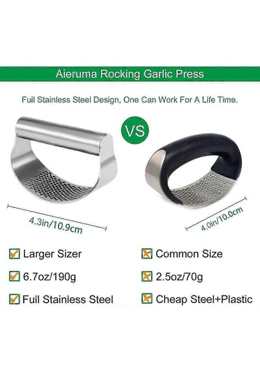 Sarımsak Presi Salıncak, Paslanmaz Çelik Sarımsak Kıyma Makinesi Çok Renkli