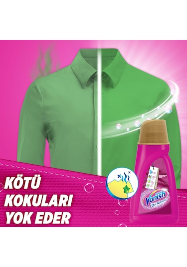 Vanish Kosla Oxi Action Gold Pembe Sıvı Leke Çıkarıcı 2 x 1 L