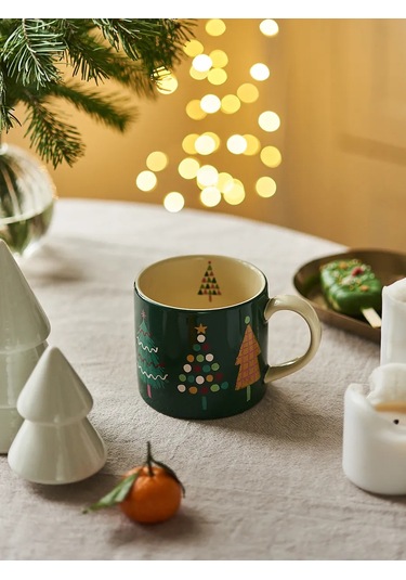 Roomi Seramik Yeni Yıl Çay Ve Kahve Kupası 304624499 Beyaz